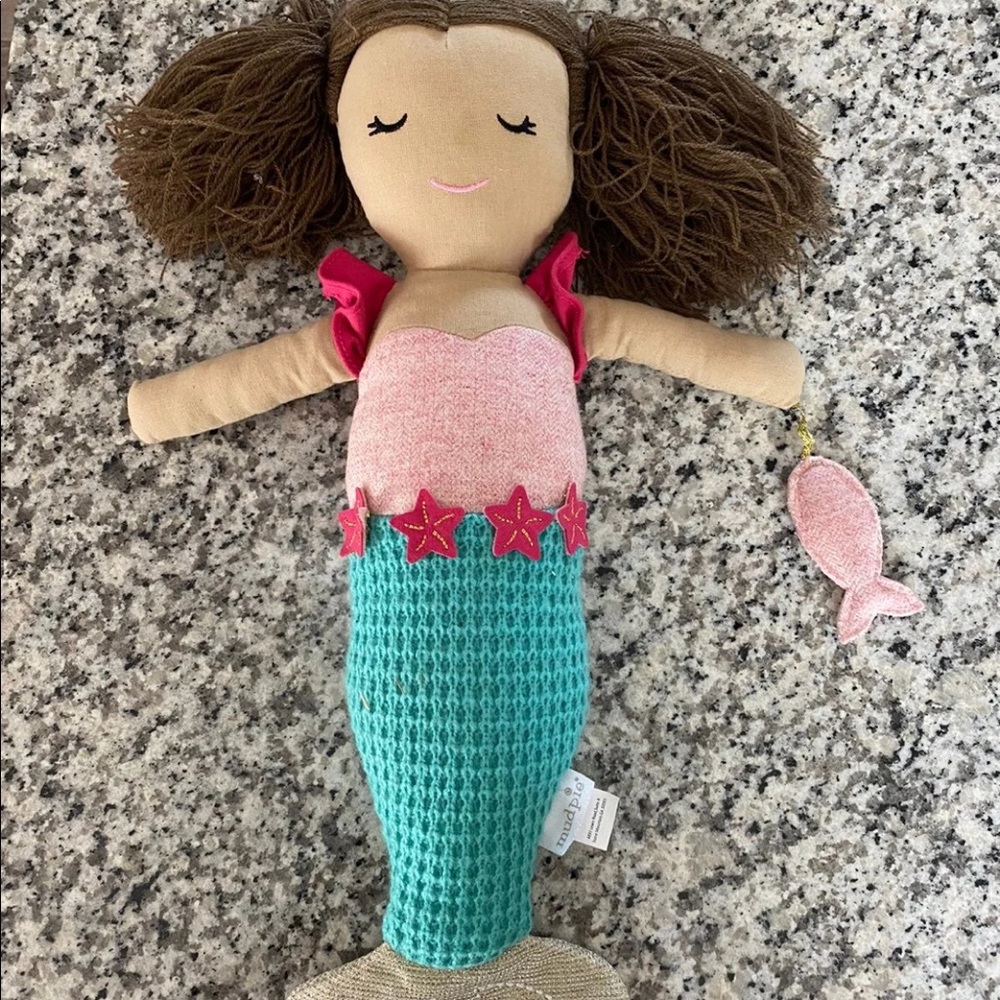 Mud pie mermaid doll